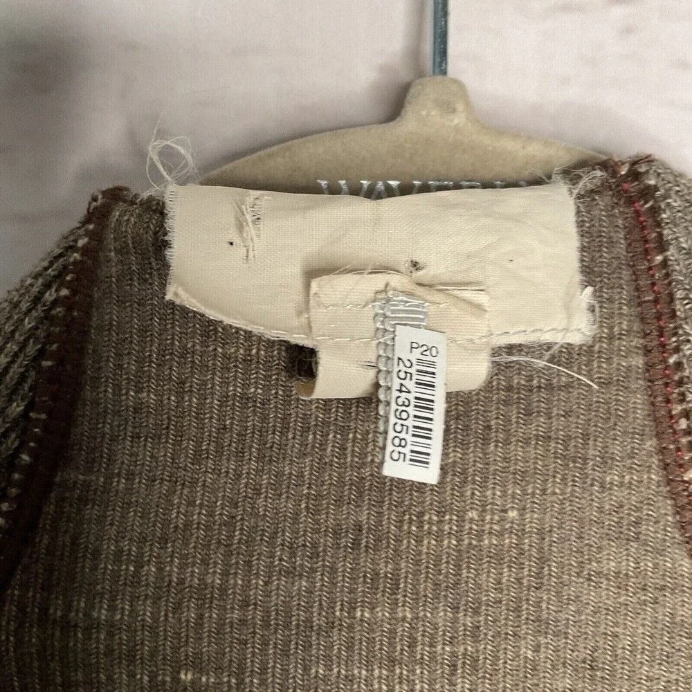 Tommy Bahama Gray/Beige Reversible 1/4 Zip MockNeck Sweater‎ Men XL China